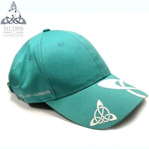 New Bliss of London Teal Baseball Cap OS